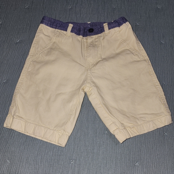 Boys | Nautica | Yellow Button Close Adjustable Waist Chino Shorts - 4T - Picture 1 of 7